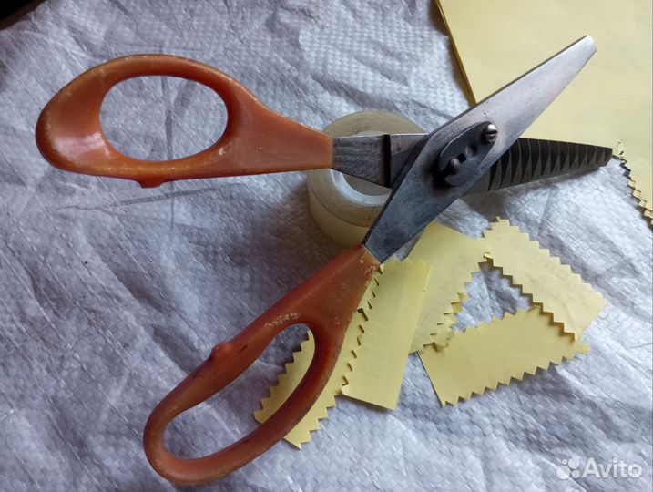 Ножницы портновские Зигзаг СССР