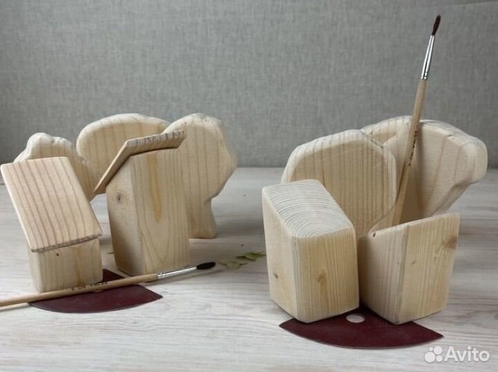 Набор из дерева для детского творчества