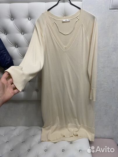 Трикотажное платье mango Манго Xl