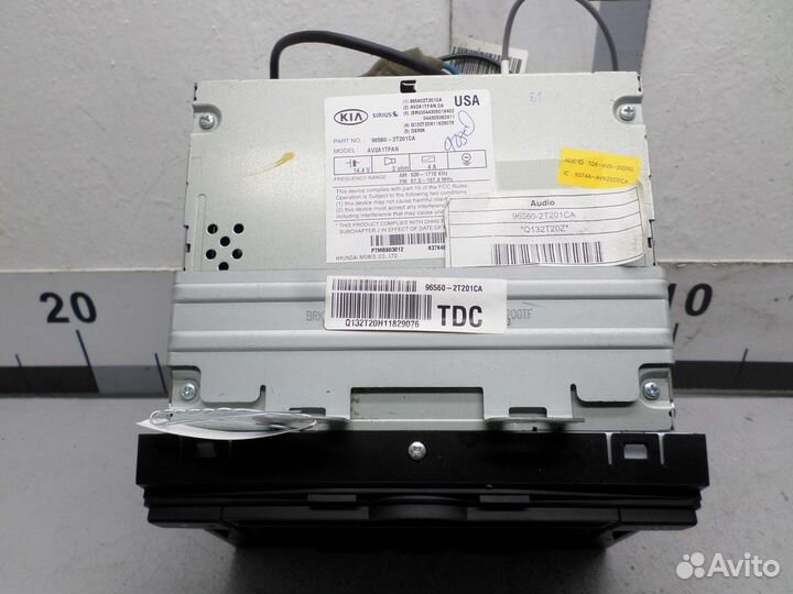Магнитола Kia Optima 3 (TF) 965602T201CA
