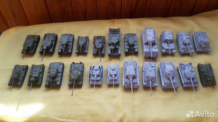 Танки. Танковый бой. Звезда Россия Набор 36 штук