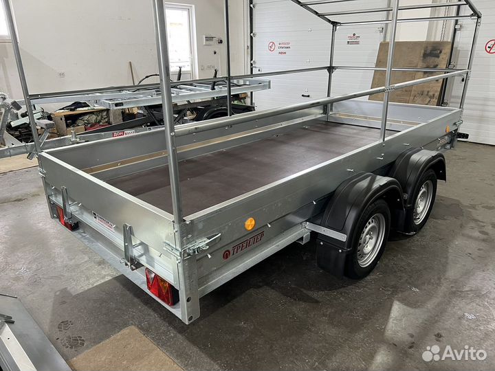 Мощный 2х осный прицеп 3.5х1.55 Трейлер