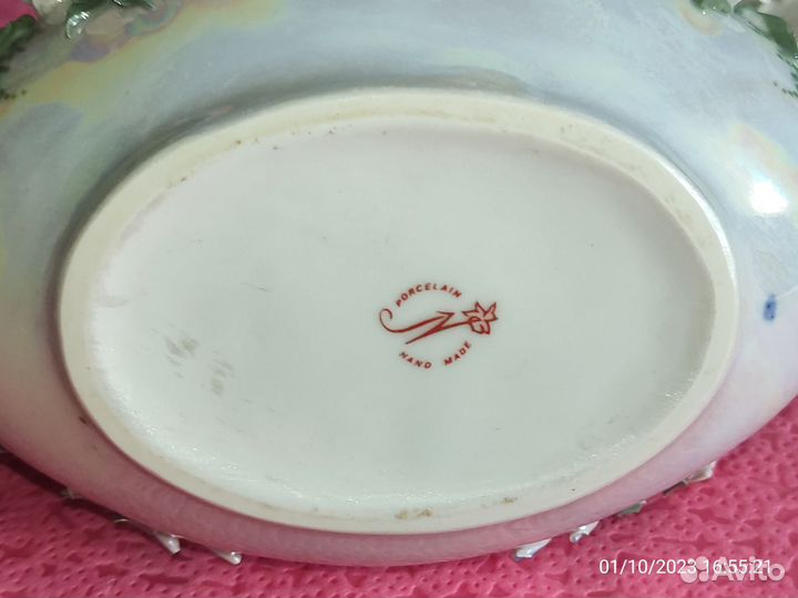 Конфетница или соусник, фарфор Винтаж