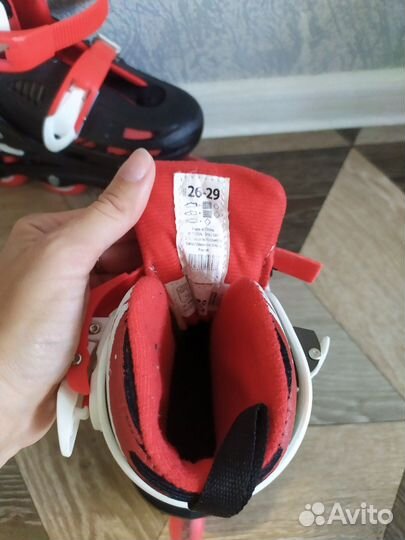 Роликовые коньки раздвижные 26-29