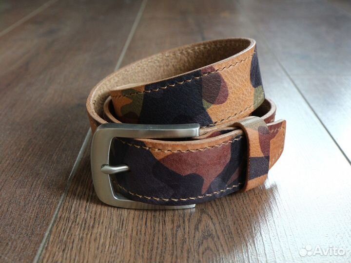 Ремень мужской ручной работы