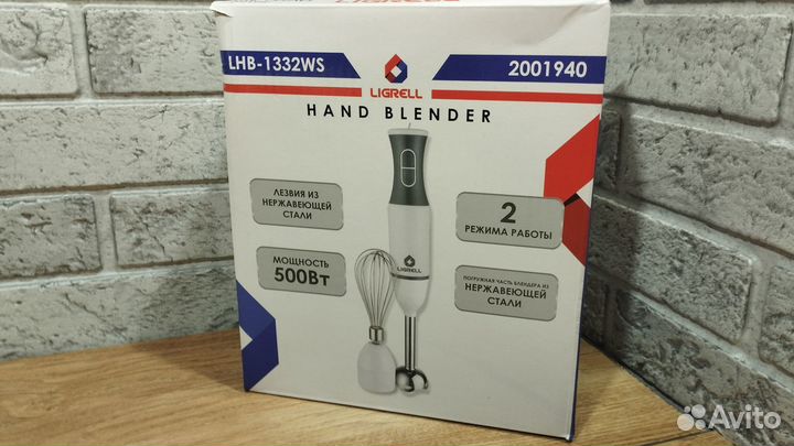 Блендер погружной ligrell LHB-1332WS