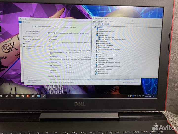 Игровой почти как новый ноутбук Dell