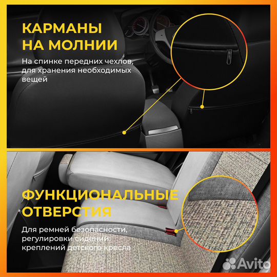 Авточехлы для Киа Пиканто 3 с 2017-н.в