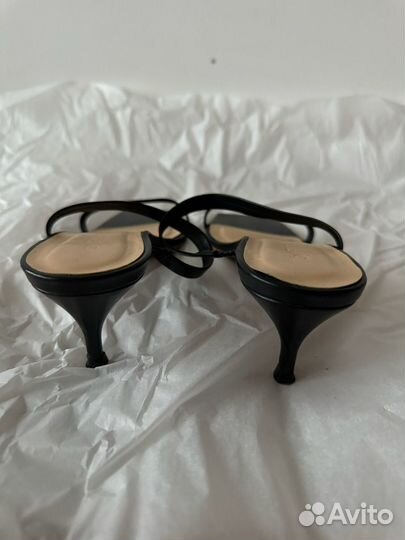 Кожанные босоножки By Far, 39