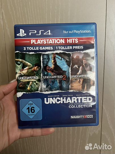 Игры для приставок ps4 uncharted 1,2,3 коллекция