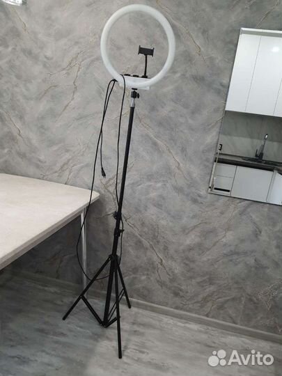 Кольцевая лампа со штативом 36 см