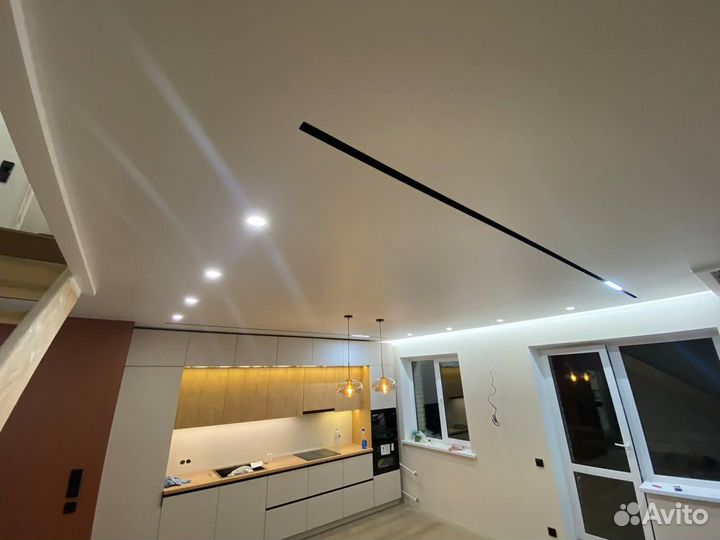 Ремонт натяжных потолков