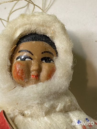 Елочные игрушки папье маше Девочка