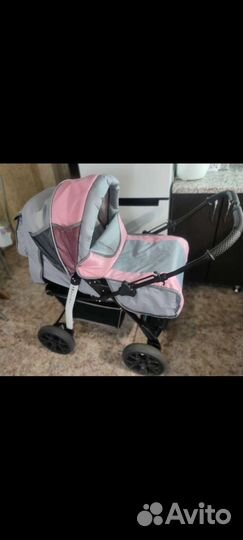 Коляска трансформер с люлькой-переноской