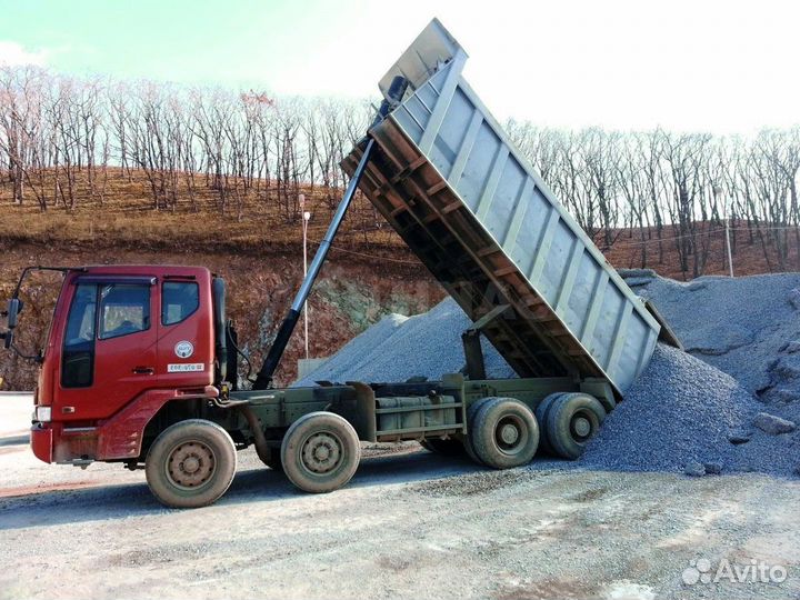 Щебень \ Песок \ Отсев строительный разной фракции