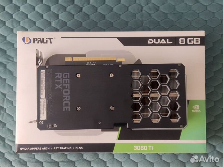 Видеокарта RTX 3060 ti Palit dual