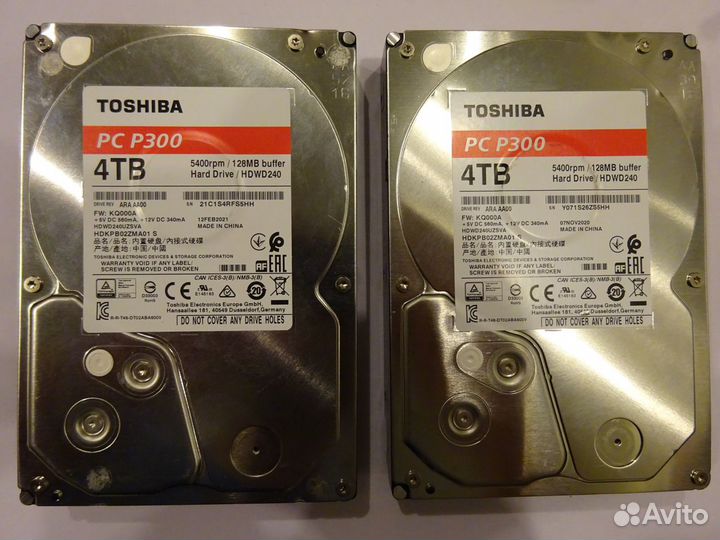Toshiba PC P300 4Tb на запчасти