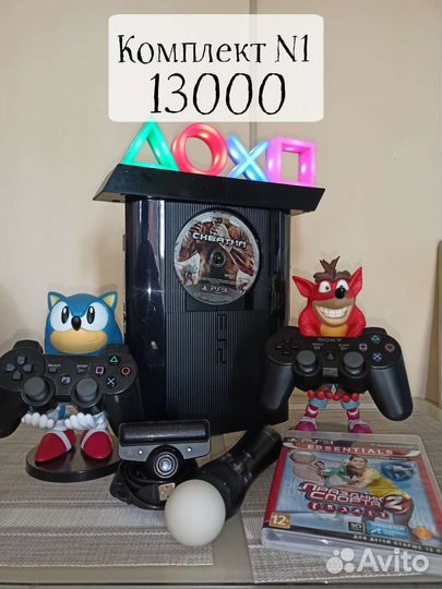 Sony Playstation 3 super slim 500gb прошитая