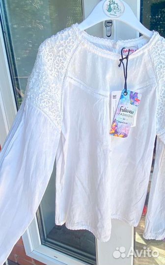 Блузка на девочку 128