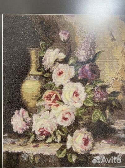 Картина (вышита крестом и оформлена в багет)