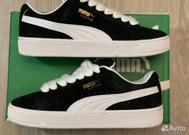 Кроссовки мужские Puma Suede XL “Black White “