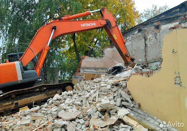 Демонтаж дома/снос/разбор/вывоз