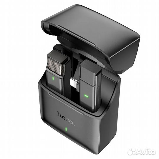 Беспроводной микрофон Hoco S31 с зарядным кейсом
