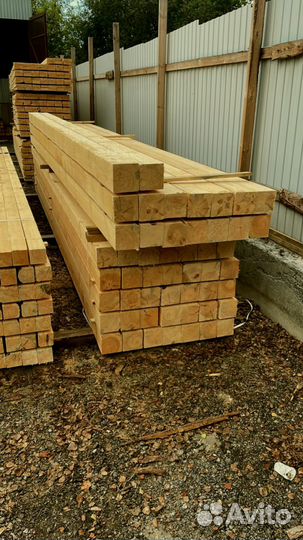 Брус обрезной 200х200х6000мм