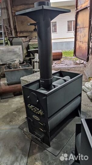 Банная печь Эконом 0.6 м тол 10мм 810x430x750