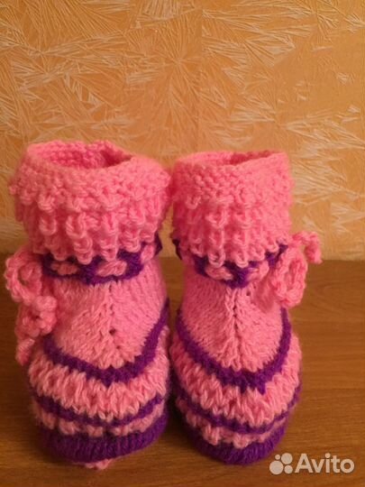 Пинетки вязаные