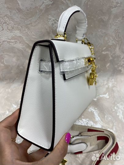 Сумка Hermes Kelly mini кожаная