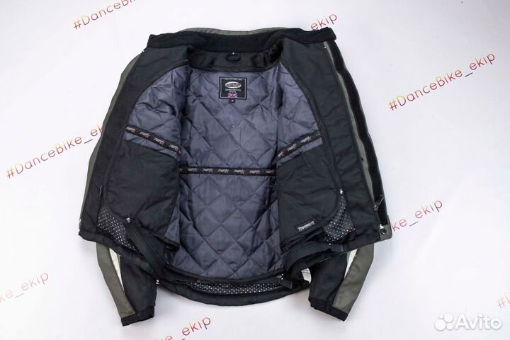 Мотокуртка текстильная