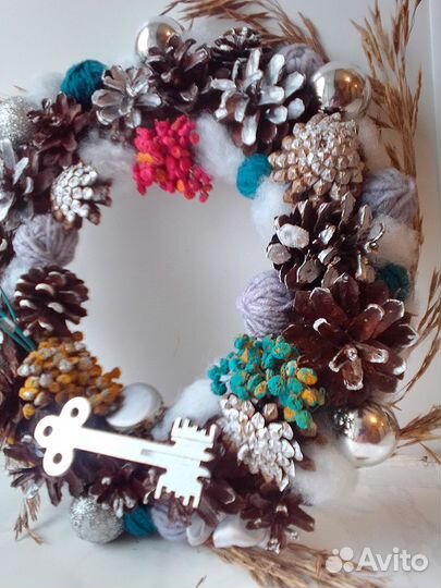 Рождественский новогодний венок