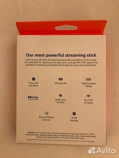 Amazon fire tv stick 4k max 2 gen. 2023