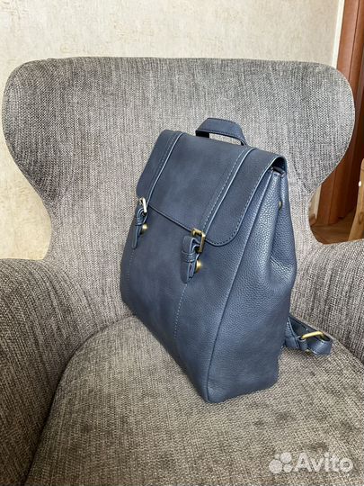 Новый городской голубой женский рюкзак