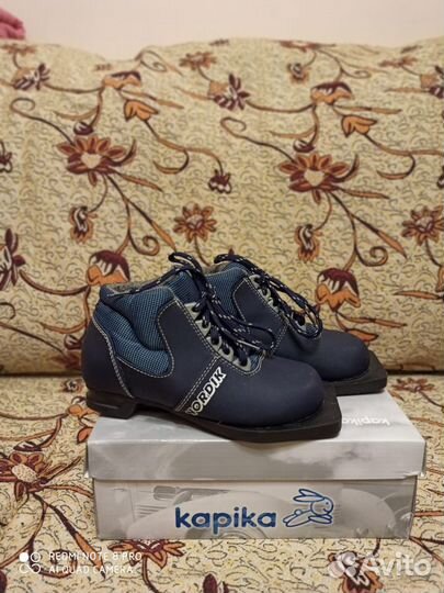 Лыжные ботинки детские, р-р 32