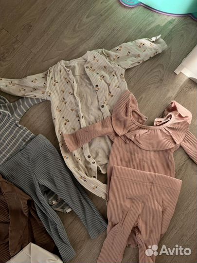 Детские вещи для девочки пакетом 68-74