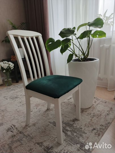 Стулья кухонные деревянные белые