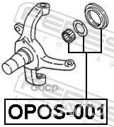 Ремкомплект рычага подвески (3шт) opos-001 Febest