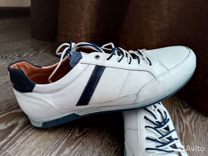 Кроссовки мужские 42р,43р натуральная кожа