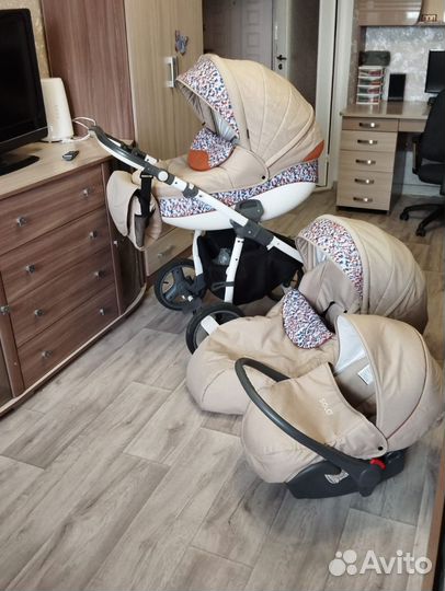 Коляска 3 в 1 Rudis Solo