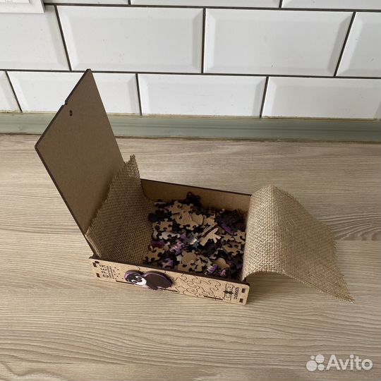 Деревянный фигурный пазл