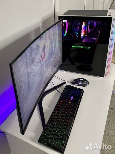 Мощный игровой компьютер i7 20 ядер GTX1070