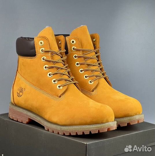 Теплые Timberland с мехом