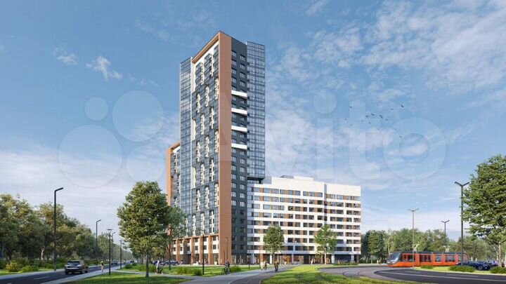 2-к. квартира, 56,8 м², 9/24 эт.