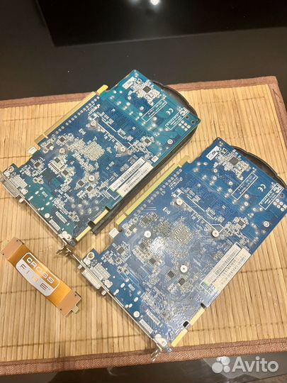 Видеокарта hd6770 2шт cross fire