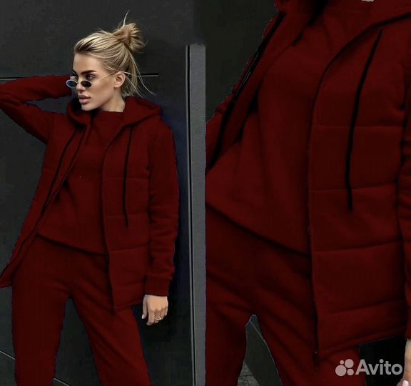 Женский спортивный костюм на флисе