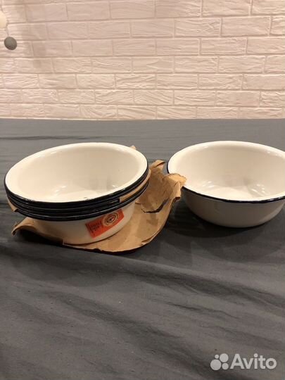Эмалированная посуда СССР новая