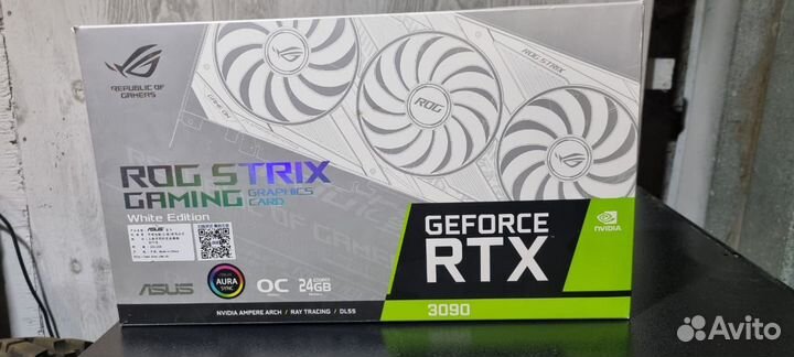 Asus ROG Strix Geforce RTX 3090 White 24G OC Graph