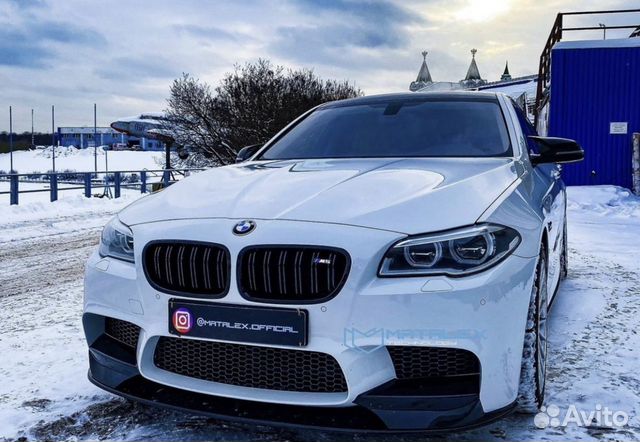 Сплиттер BMW F10 M5 и М лук, глянец